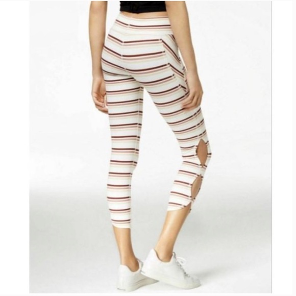 FREE PEOPLE MOVEMENT HIGH RISE STRIPED GIDGET LEGGING - Picture 2 of 6